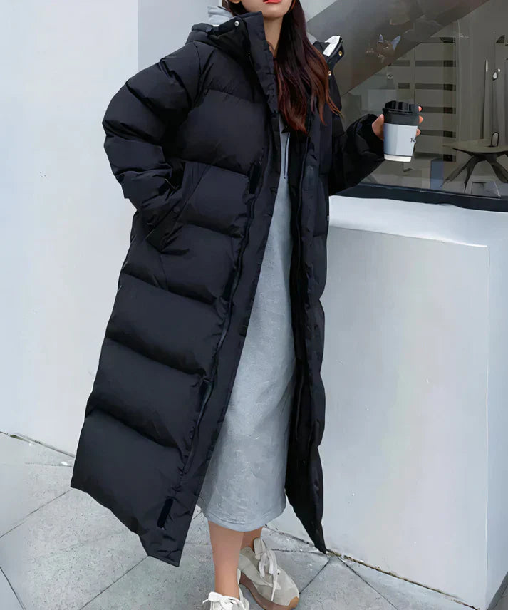 Lainey - Wasser und winddichte lange jacke