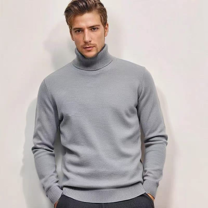 Feinstrick Rollkragenpullover für Herren