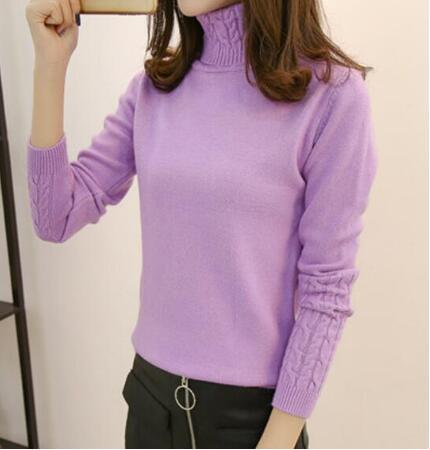 Feinstrickpullover mit Rollkragen für Damen