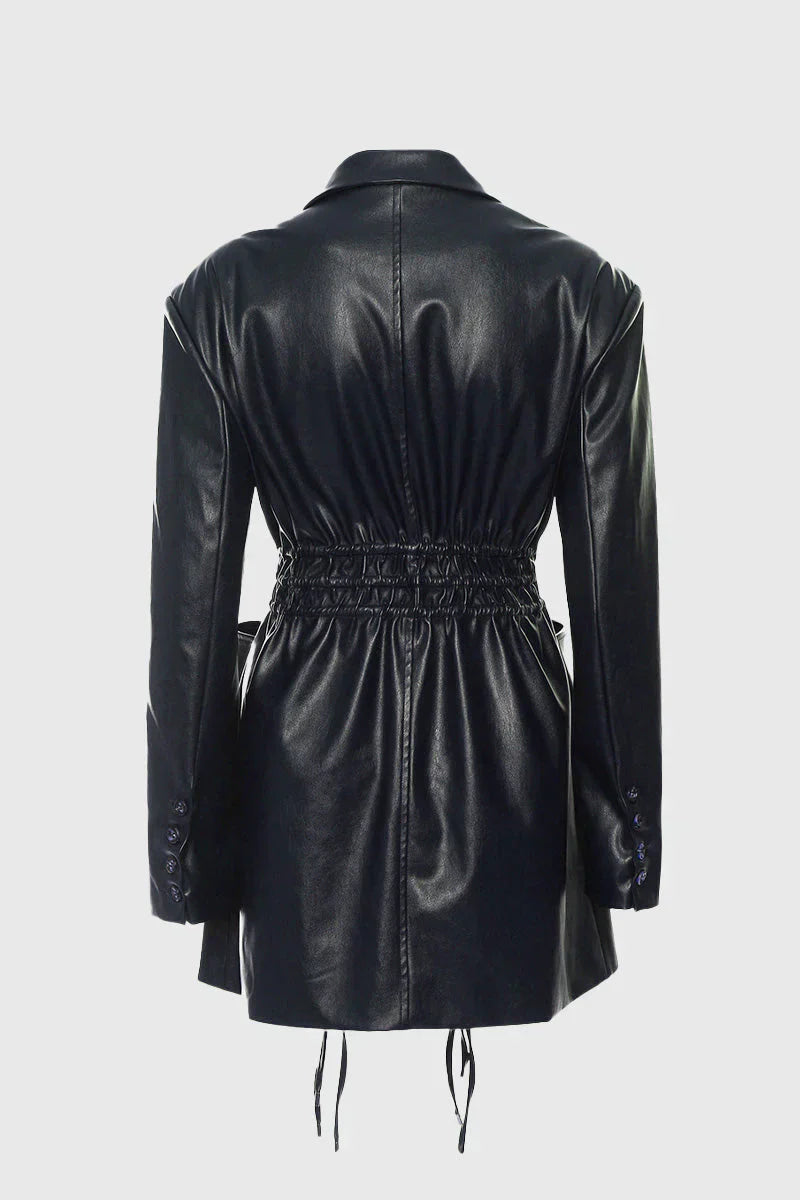 Ellen - Lange jacke mit taschen
