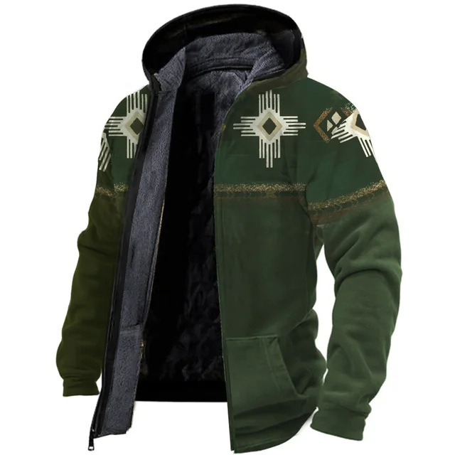 Tyson - Warme Vintage Fleecejacken