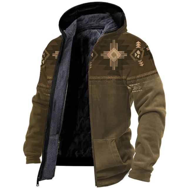 Tyson - Warme Vintage Fleecejacken