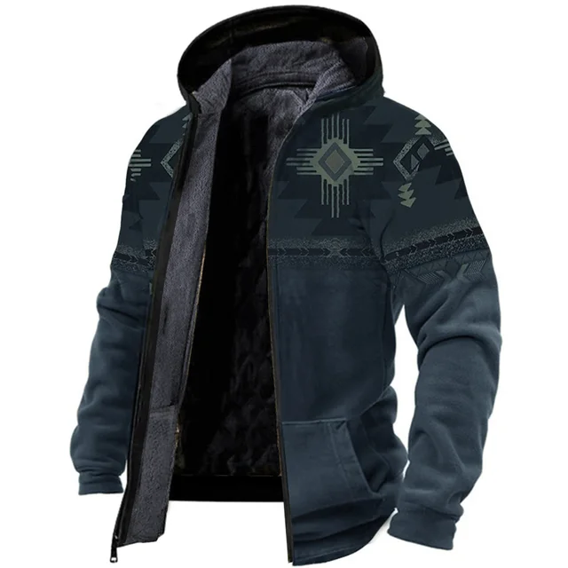Tyson - Warme Vintage Fleecejacken
