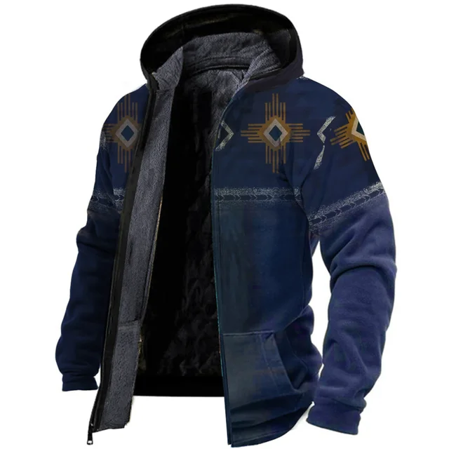 Tyson - Warme Vintage Fleecejacken
