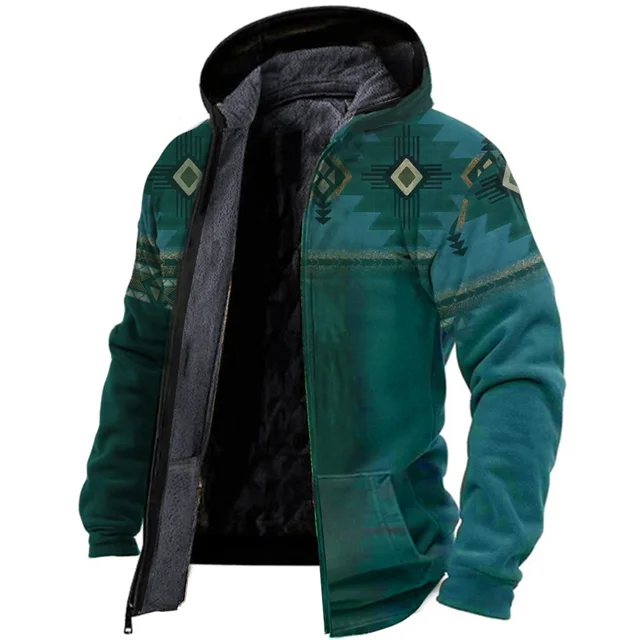 Tyson - Warme Vintage Fleecejacken