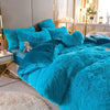 Kuschelige Fleecedecke 5er-Set Bettwäsche für den Winter