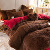 Kuschelige Fleecedecke 5er-Set Bettwäsche für den Winter