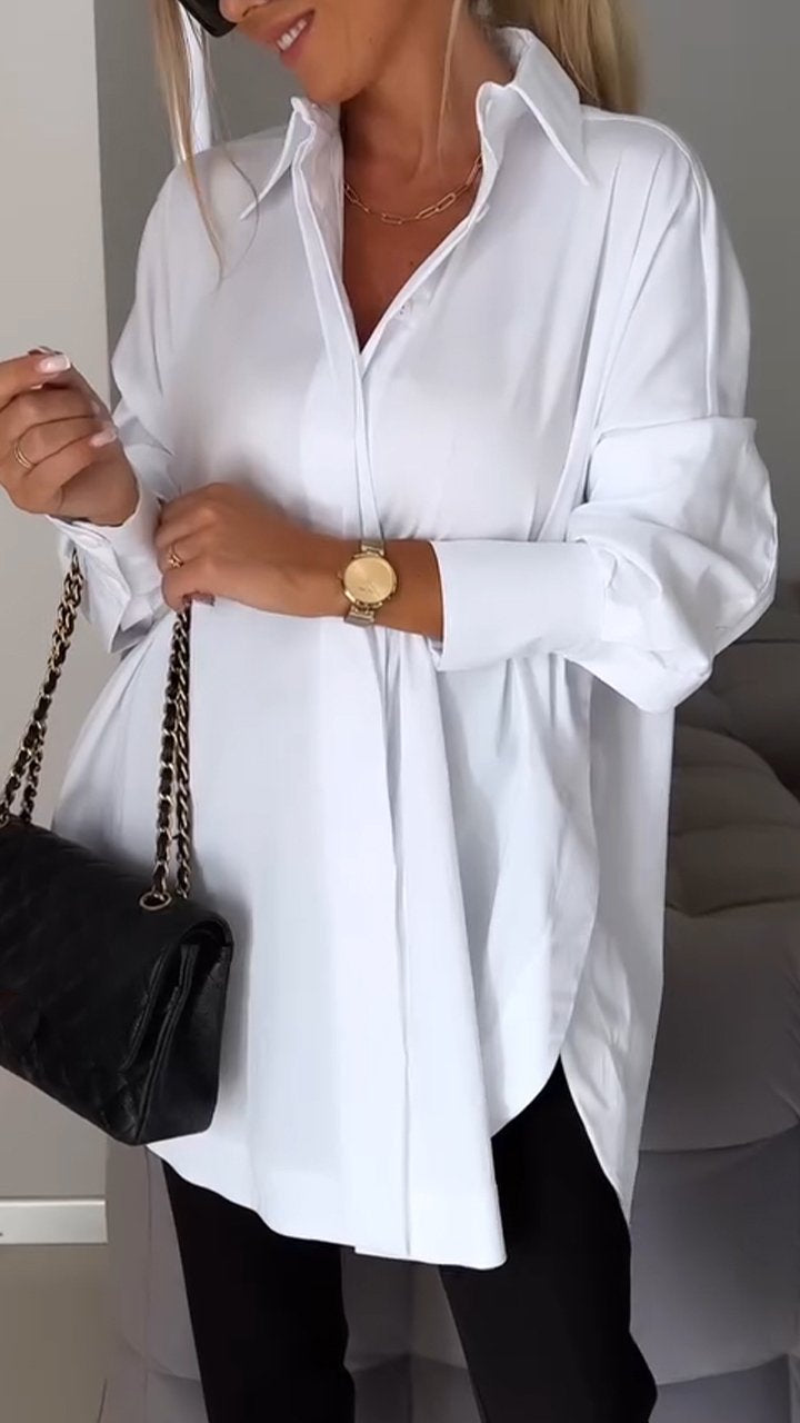 Florin- Revers-Schlitz-Hemd für die moderne Frau!