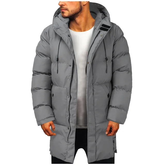 Dean - Grauer Langer Herrenparka