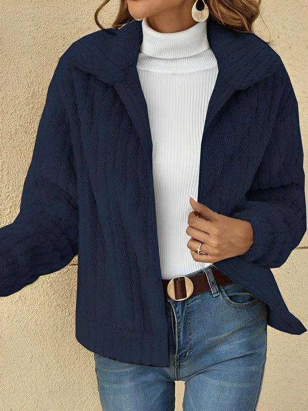 Gemütlicher Teddy Mantel für Damen