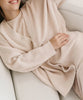 Gerippte Strickjacke für Damen in Plus Size