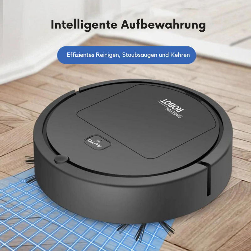 Unisex-Roboterstaubsauger mit Wischfunktion und 1200-mAh-Akku