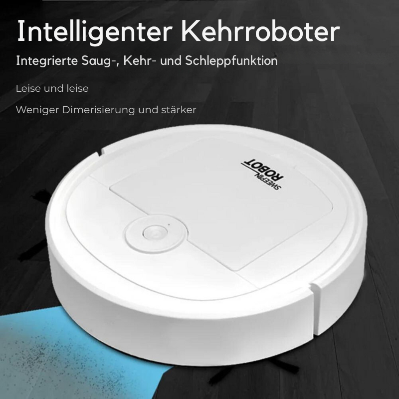 Unisex-Roboterstaubsauger mit Wischfunktion und 1200-mAh-Akku