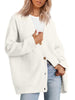 Gestreifte Strickjacke für Damen im Oversize-Stil
