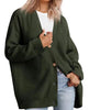 Gestreifte Strickjacke für Damen im Oversize-Stil
