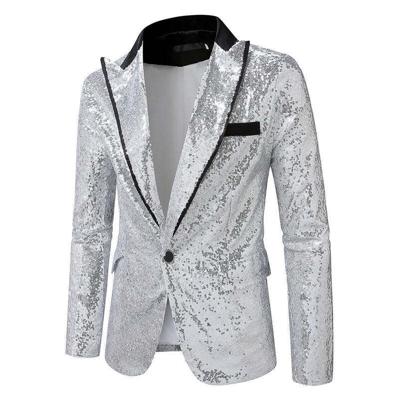 Glitzernder Smoking-Blazer für Herren