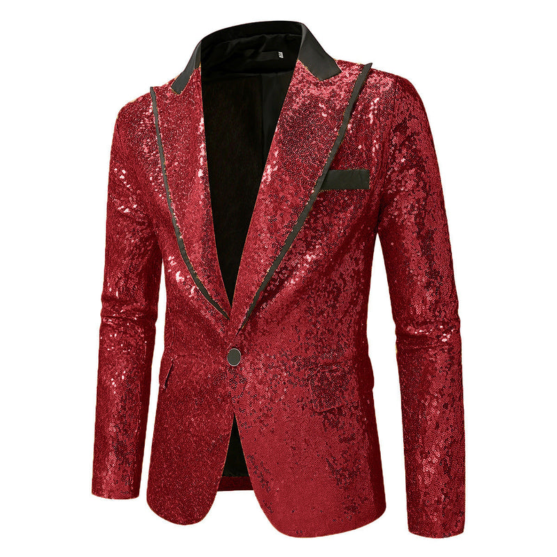 Glitzernder Smoking-Blazer für Herren
