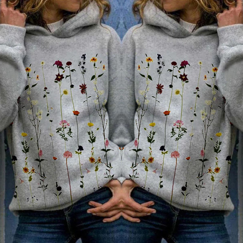 Adley - Kapuzenpullover Mit Blumendruck