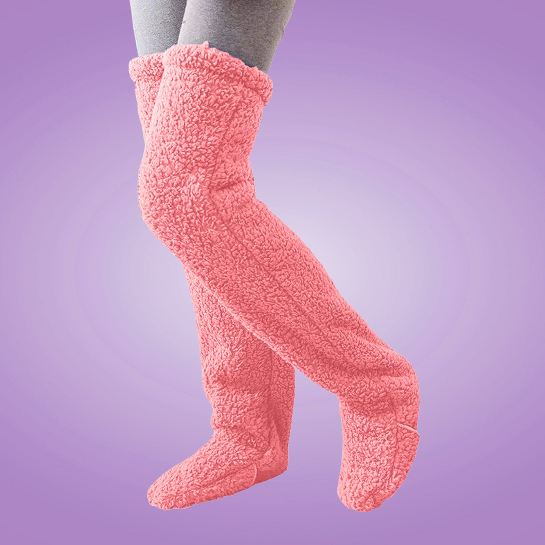 PuffyHug™ | Flauschige Kuschel-Socken-Pantoffeln