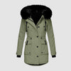 Tiffany - Stylischer Damenparka Mit Schwarzem Kunstfell