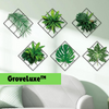 GroveLuxe| 3D-Wandpflanzenaufkleber