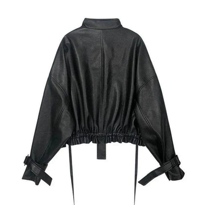 Rebekah - Damen-lederjacke mit box-cut
