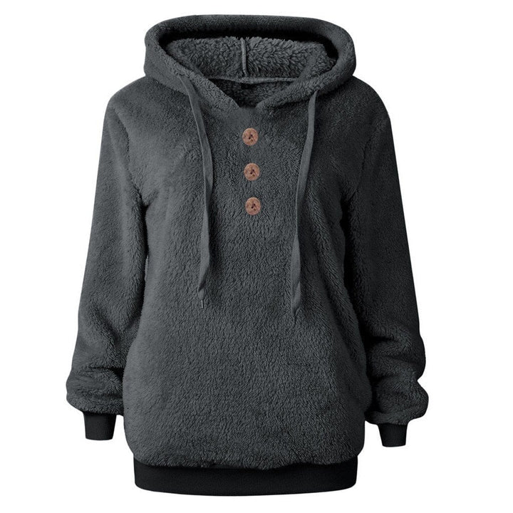 Lily - Flauschiges Damen Fleece Sweatshirt mit Kapuze