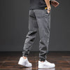 Herren-Denim-Jogginghose mit elastischem Bund - Lockerer Schnitt