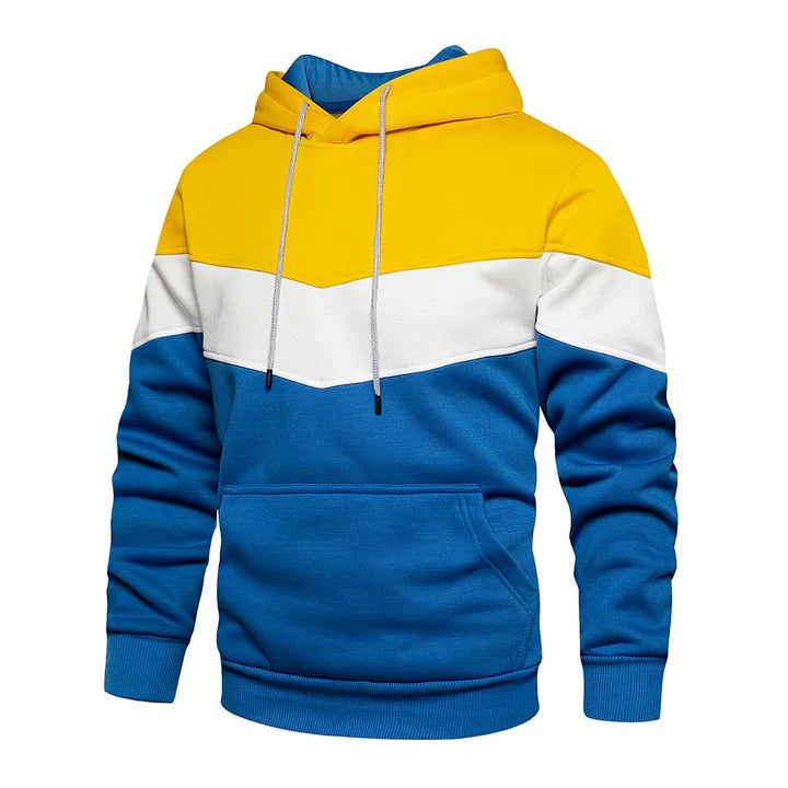 Ruben - Herren-kapuzenpullover mit querstreifen