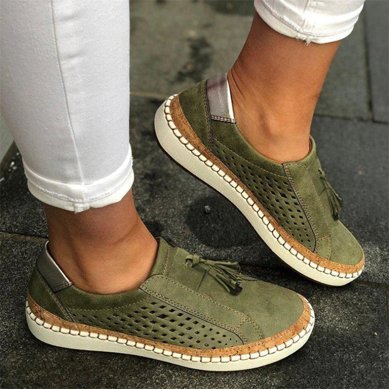 Flex - Komfort Leder Halbschuhe