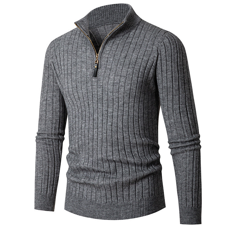 Halb-Zip Strickpullover für Herren