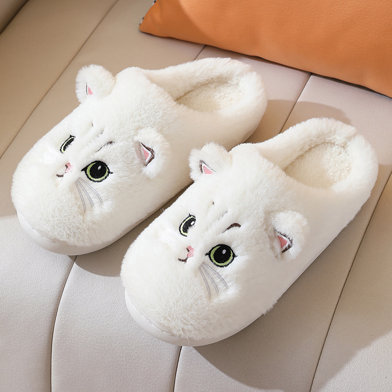 Hausschuhe für Damen mit Katzenmotiv