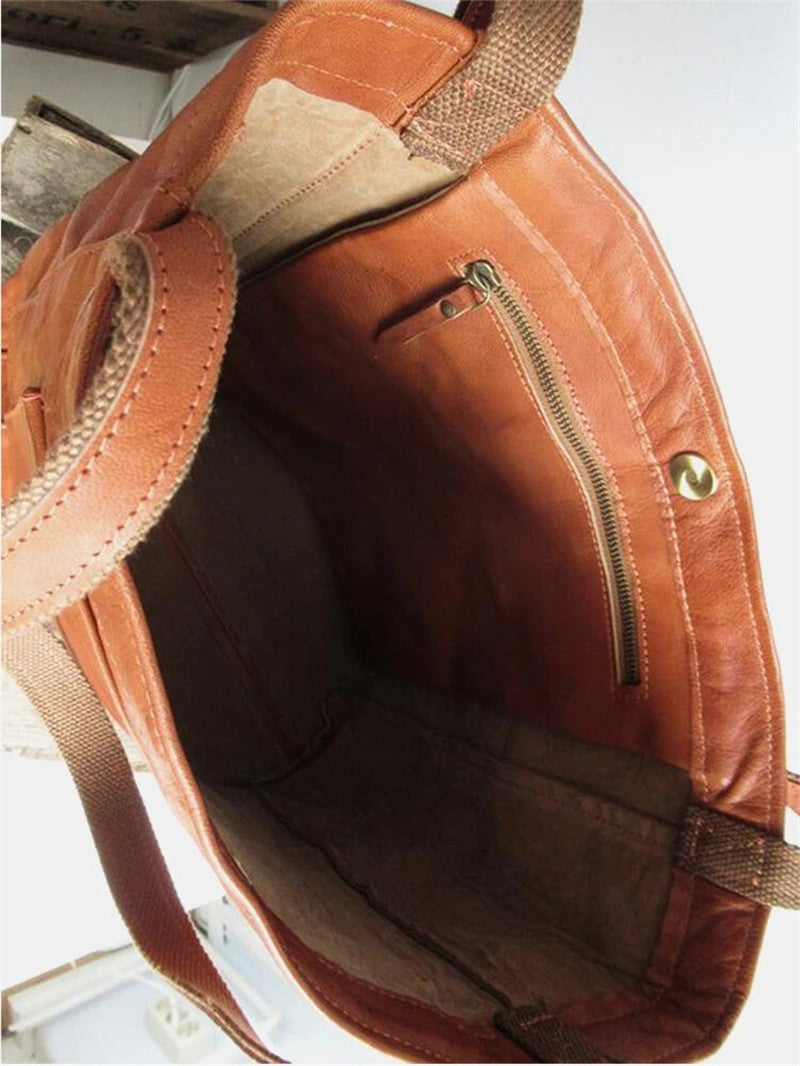 LuxeBag - Elegante Lederhandtasche