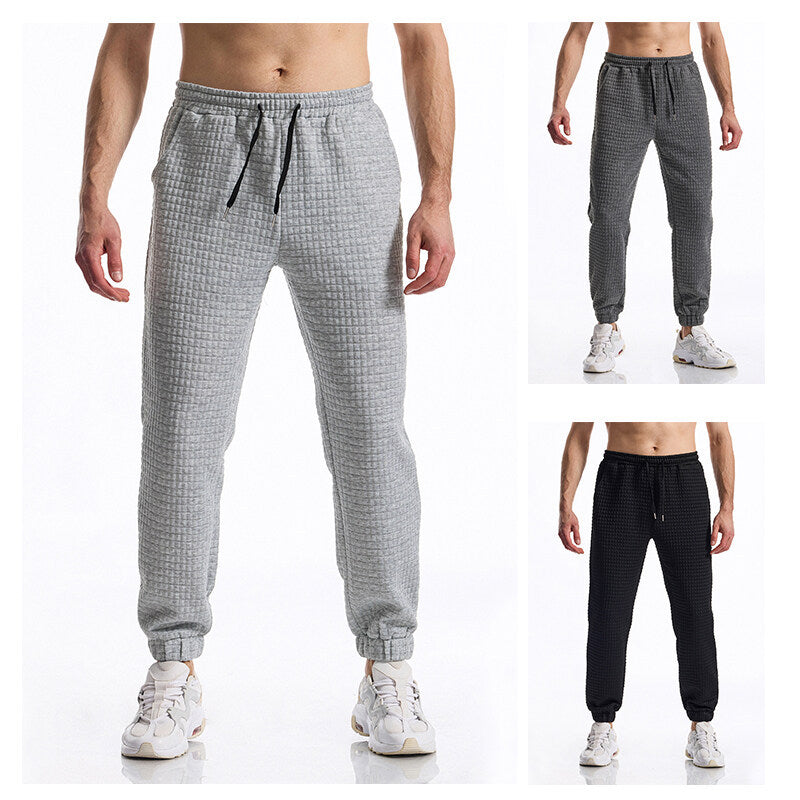 Herren-Sweatpants mit Textur von Heidi-Mode