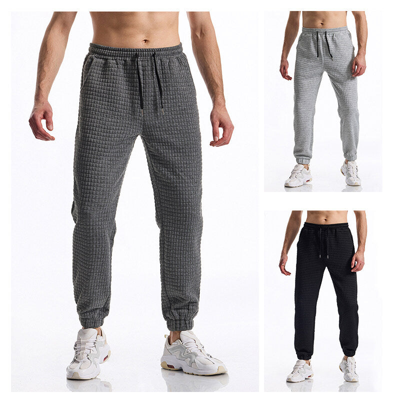 Herren-Sweatpants mit Textur von Heidi-Mode