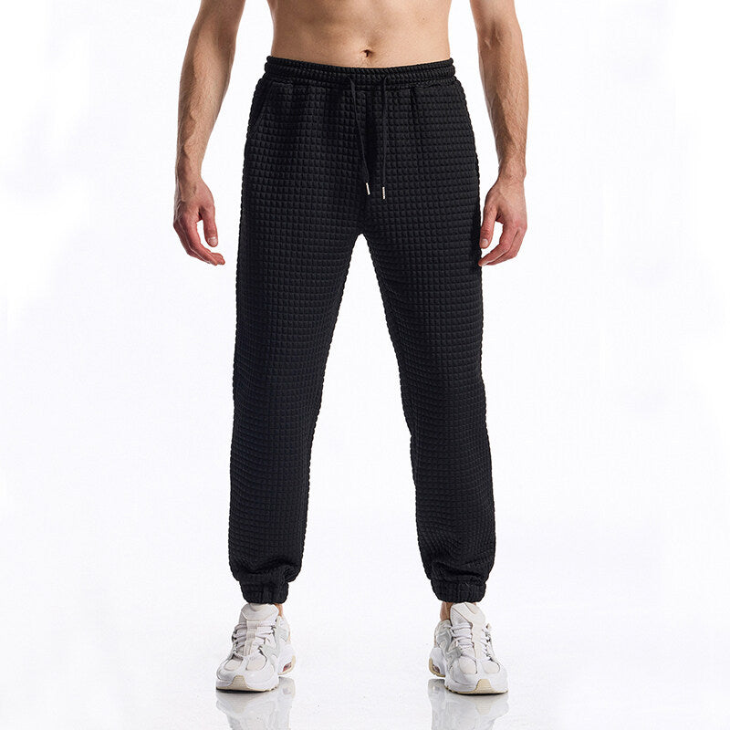 Herren-Sweatpants mit Textur von Heidi-Mode