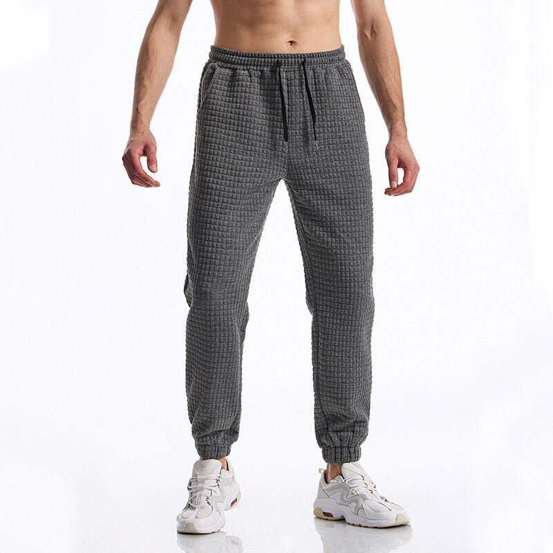 Herren-Sweatpants mit Textur von Heidi-Mode
