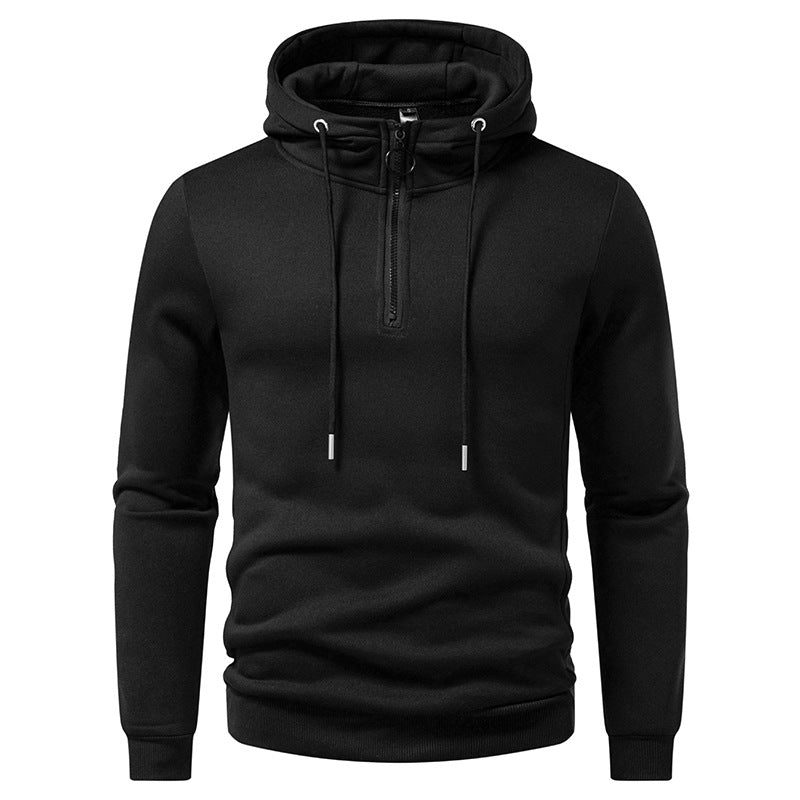 Herren Hoodie mit Modernem Reißverschluss