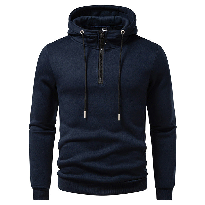 Herren Hoodie mit Modernem Reißverschluss