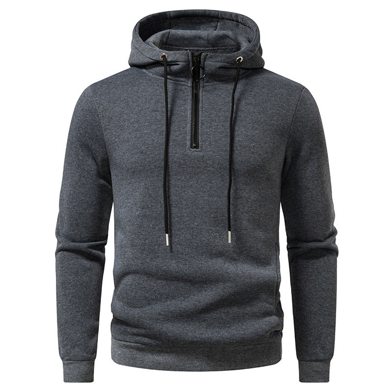 Herren Hoodie mit Modernem Reißverschluss