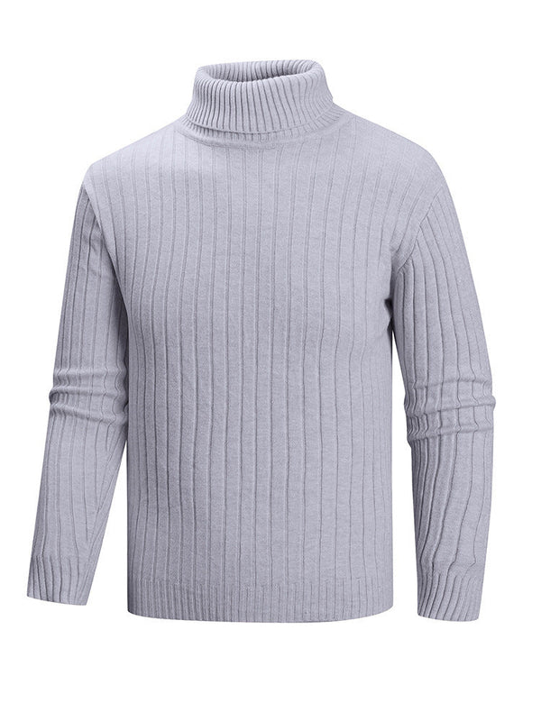 Herren Rollkragenpullover mit geradem Schnitt