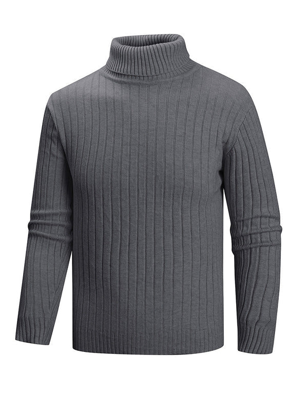 Herren Rollkragenpullover mit geradem Schnitt