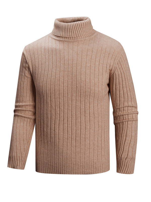 Herren Rollkragenpullover mit geradem Schnitt