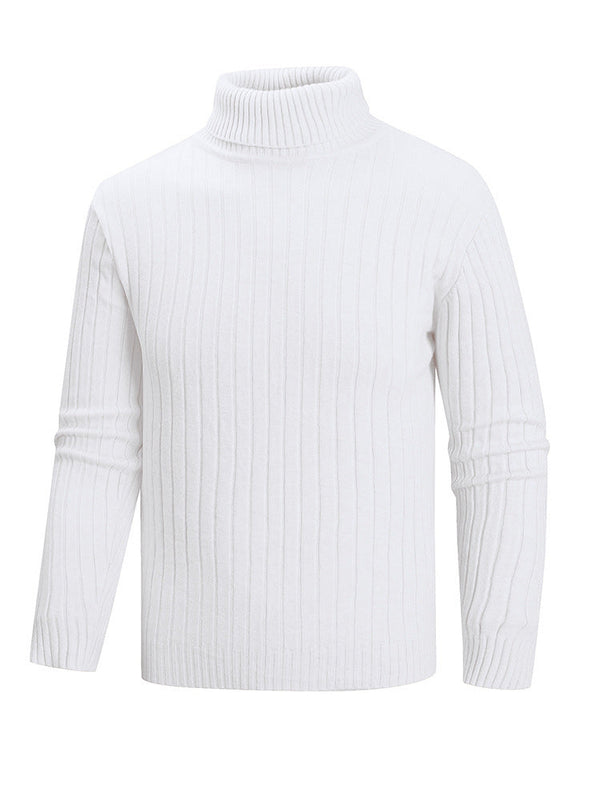 Herren Rollkragenpullover mit geradem Schnitt