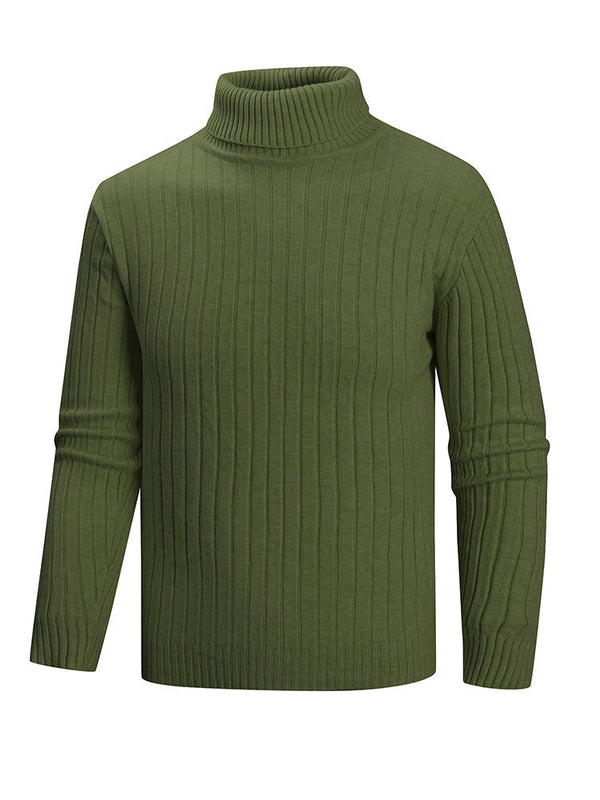 Herren Rollkragenpullover mit geradem Schnitt