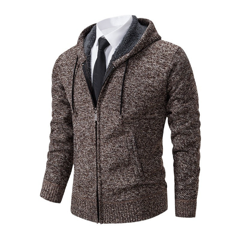 Herren Strickjacke mit Modernem Schnitt und Reißverschluss
