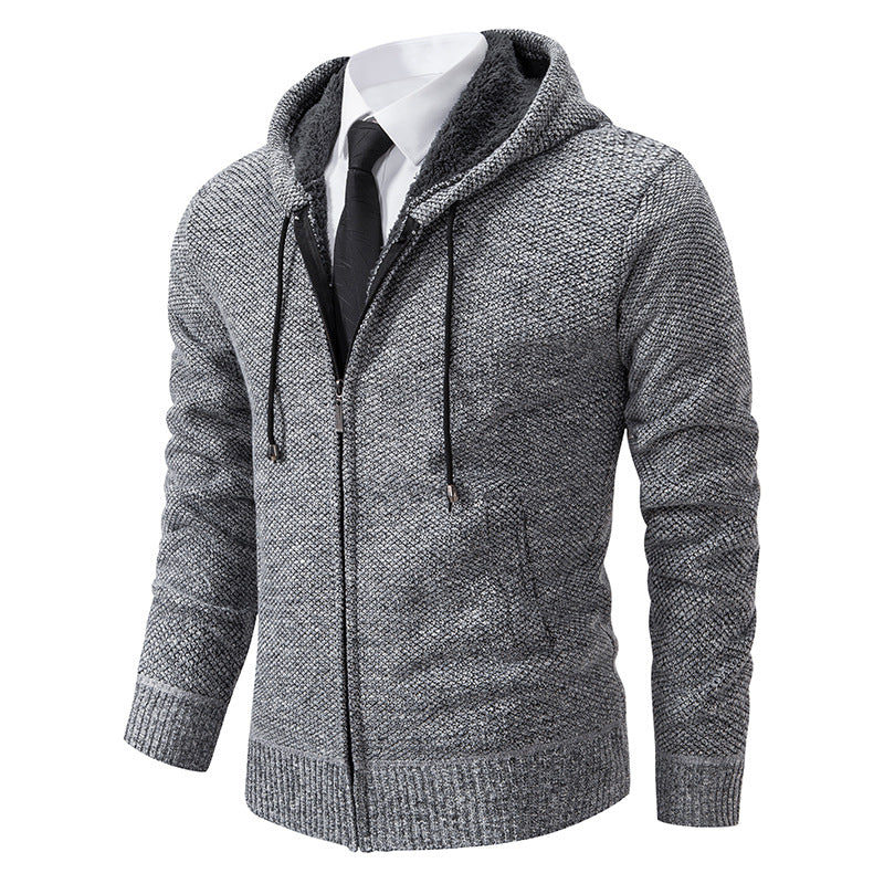 Herren Strickjacke mit Modernem Schnitt und Reißverschluss