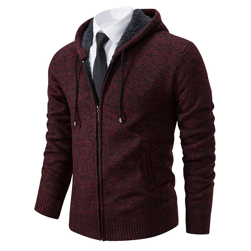 Herren Strickjacke mit Modernem Schnitt und Reißverschluss