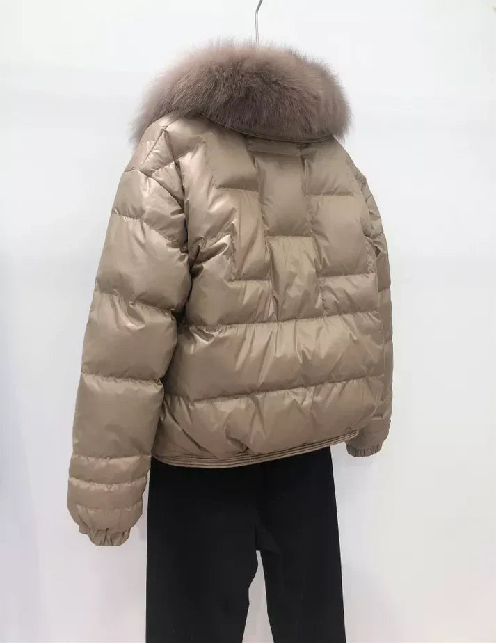 Amirah - Pufferjacke Im Vintage-Stil