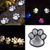 Paw Print Solarbetriebene Lampen (4 Stück)